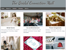 Tablet Screenshot of bridalconnectionmall.com